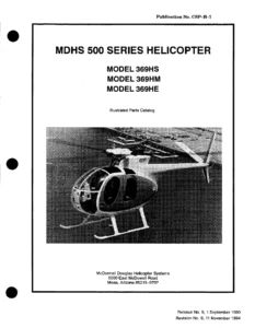 MDHS 500 Series Helicopter Illustrated Parts Catalog CSP-H-7 - 369HS 369HM 369HE Models