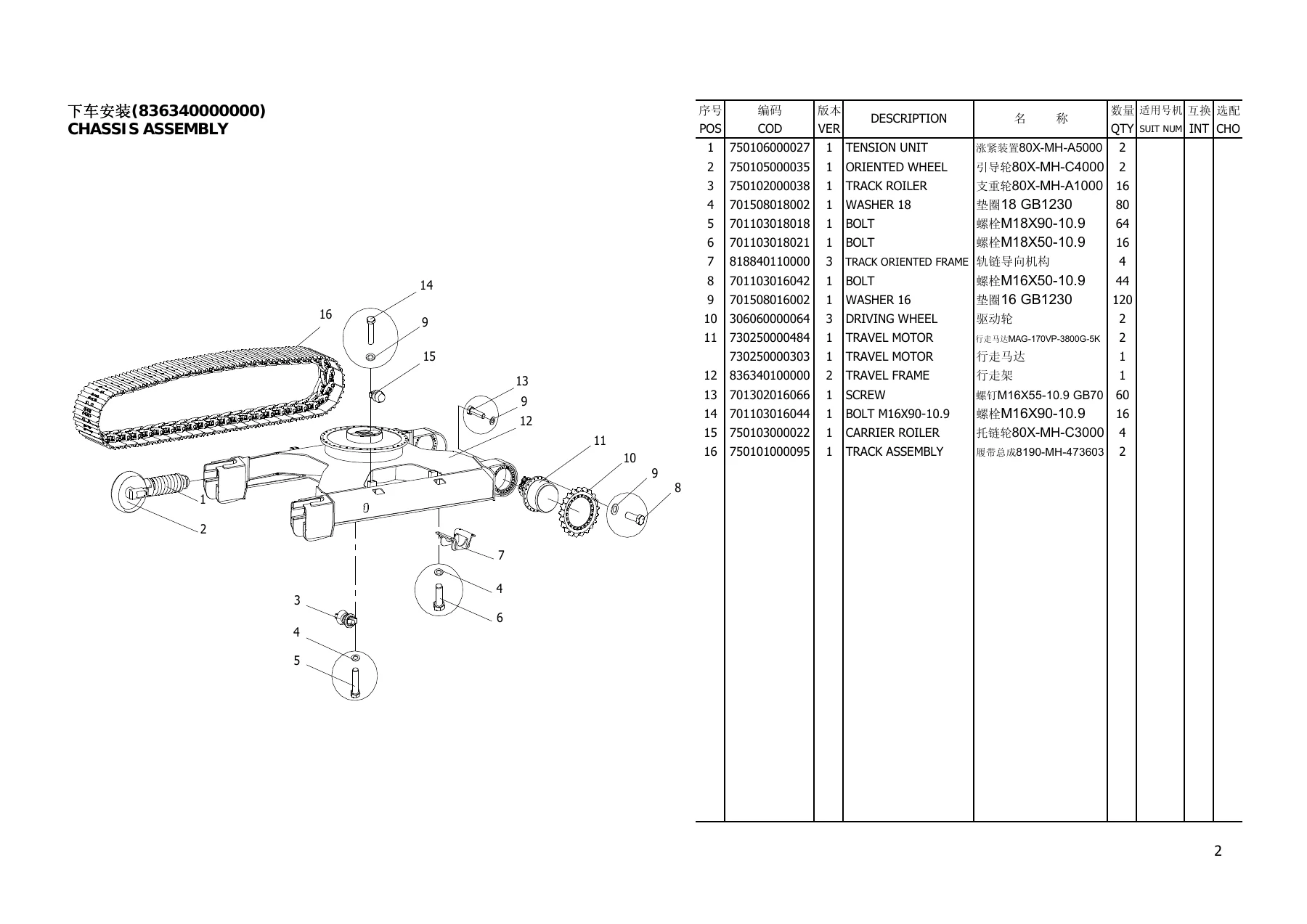 ME220 Hydraulic Excavator Parts Book - Matador ME220 Tracked Excavator Illustrated Parts Catalog PDF - Image 2