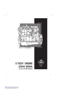 Mack E-Tech Engine Service Manual - EM7 E7 Diesel Workshop Repair PDF