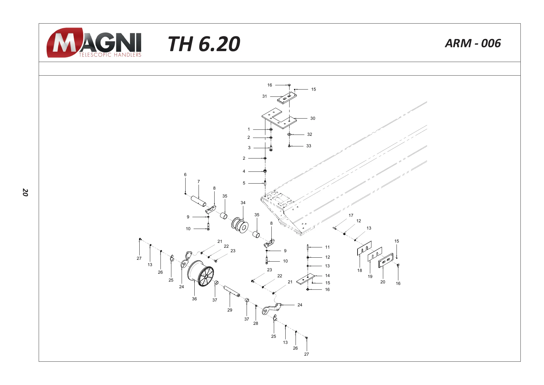 Magni TH 6.20 Telescopic Handler Spare Parts Catalogue - DEUTZ Engine PDF - Image 2
