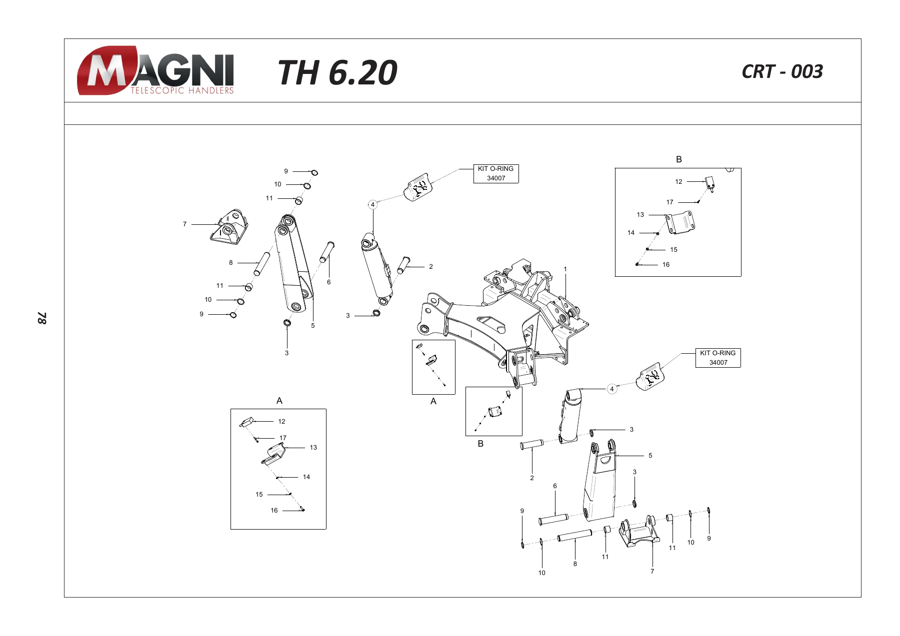 Magni TH 6.20 Telescopic Handler Spare Parts Catalogue - DEUTZ Engine PDF - Image 3