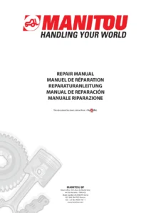 Manitou MLA 628 Turbo and 120 LSU Powershift SΓ©rie 3-E2 Repair Manual - 547968EN PDF Download