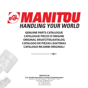 Manitou MLT 635 737 733 130/115 PS D ST5 S1 Genuine Parts Catalogue PDF (647832)