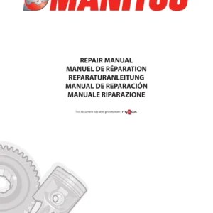 Manitou MRT 1440 1640 1840 ST3B Repair Manual - 400° Easy Telescopic Handler Service PDF