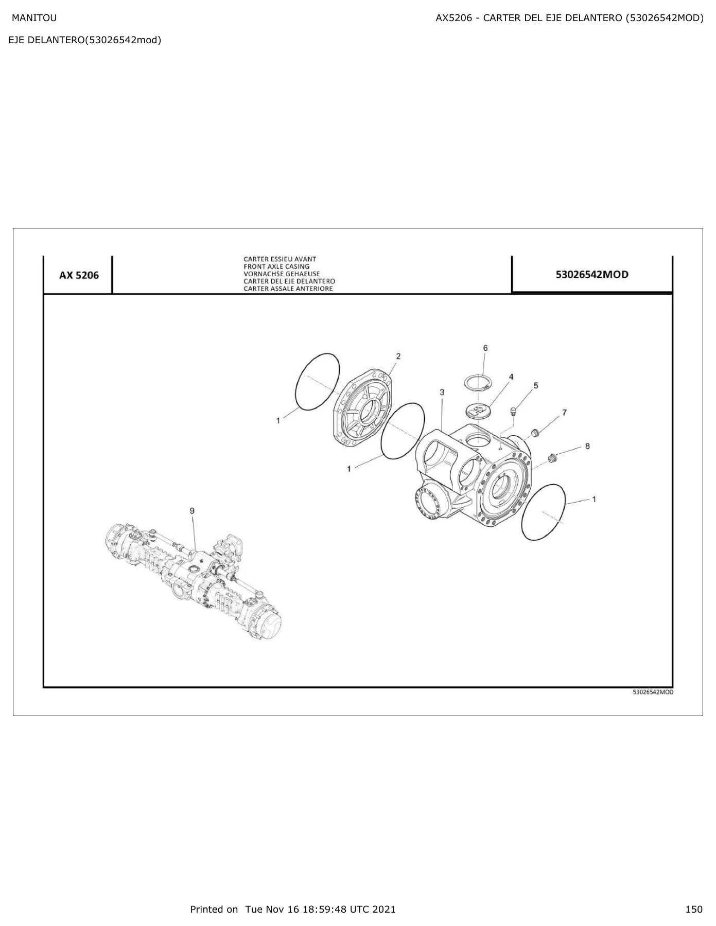 Manitou MRT 1446 EASY & MRT-X 1440-1840 Genuine Parts Catalogue PDF - Image 3