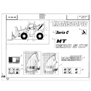 Manitou MT 1230 SCP Serie C Genuine Parts Catalogue - PDF Download