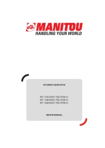 Manitou MT 1435 1440 1840 EASY 75D ST3B S1 Repair Manual 647583EN