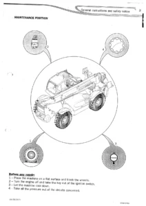Manitou MT 1440 MT 1840 Telehandler Repair Manual 547963EN