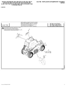 Manitou MT 420 H & MT 425 H Options Parts Catalogue - Genuine Parts PDF 647637