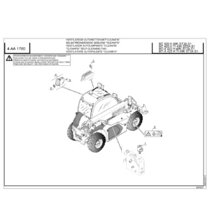 Manitou MT 420 H & MT 425 H Options Parts Catalogue - Genuine Parts PDF 647637