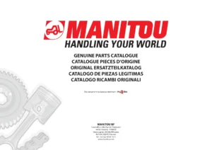 Manitou MT 835 120 LS S2 Genuine Parts Catalogue 547638 PDF