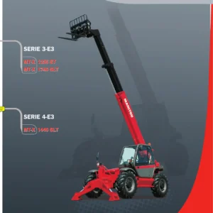 Manitou MT-X 1235 1440 1740 Repair Manual - Series 3-E3 & 4-E3 Telehandler Service Manual PDF