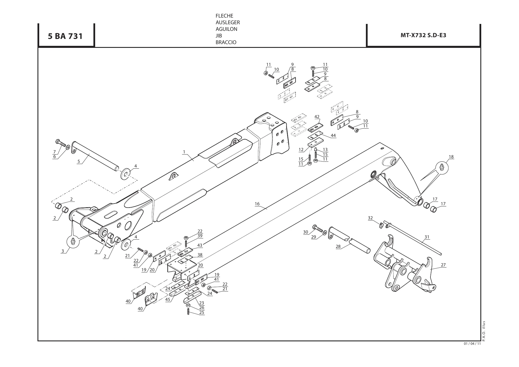 Manitou MT-X 732 and MT-X 1030 S T Parts Catalogue CD 647236 - Image 3