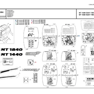 Manitou MT1840 Easy 75D ST5 S1 Parts Catalogue 647760 PDF Download