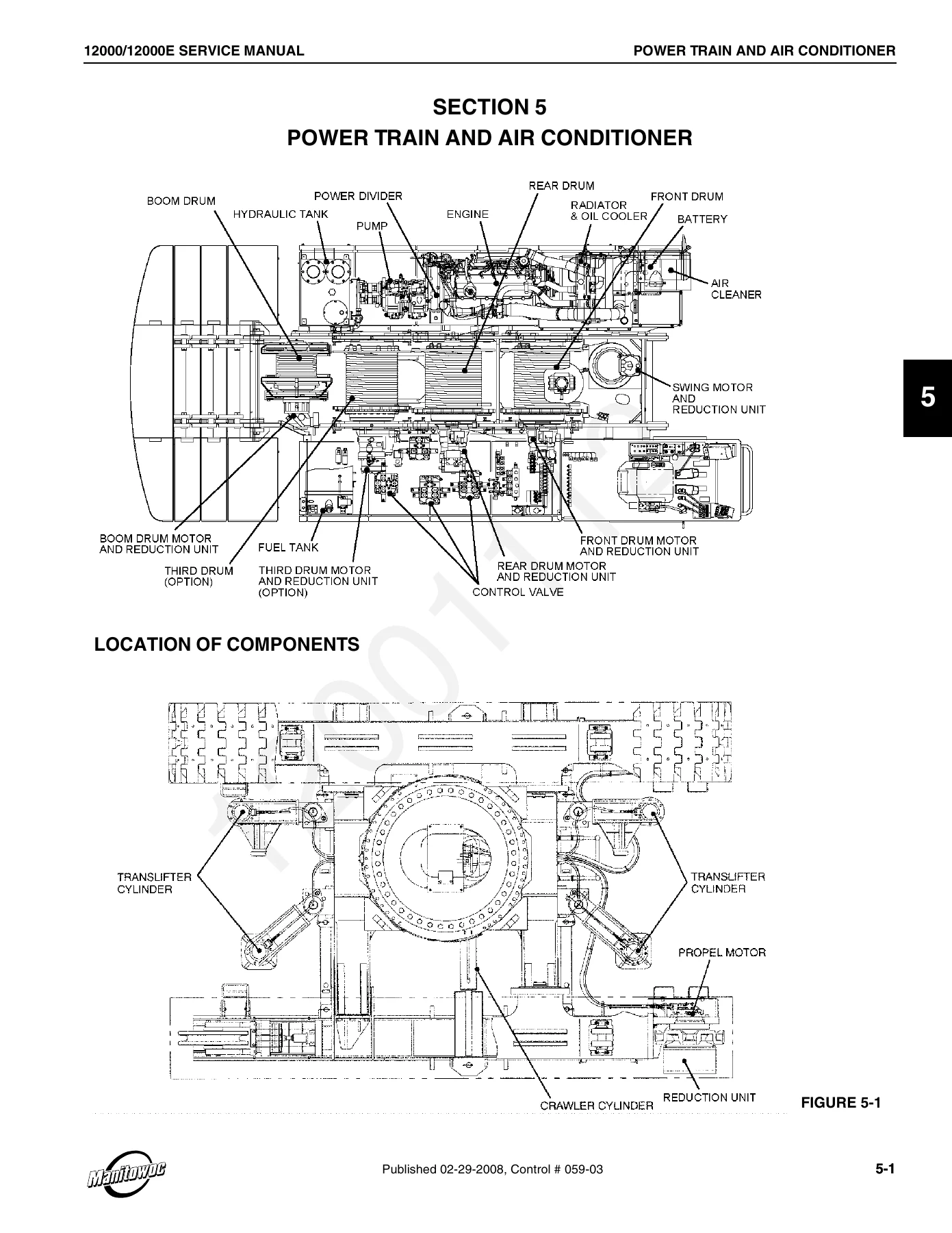 Manitowoc 12000 & 12000E Crane Service Manual (Tier 3 Engine) β PDF Download - Image 2