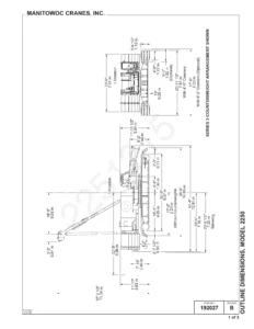 Manitowoc 2250 Liftcrane Series 3 Parts Manual SN 2251215 - PDF Download