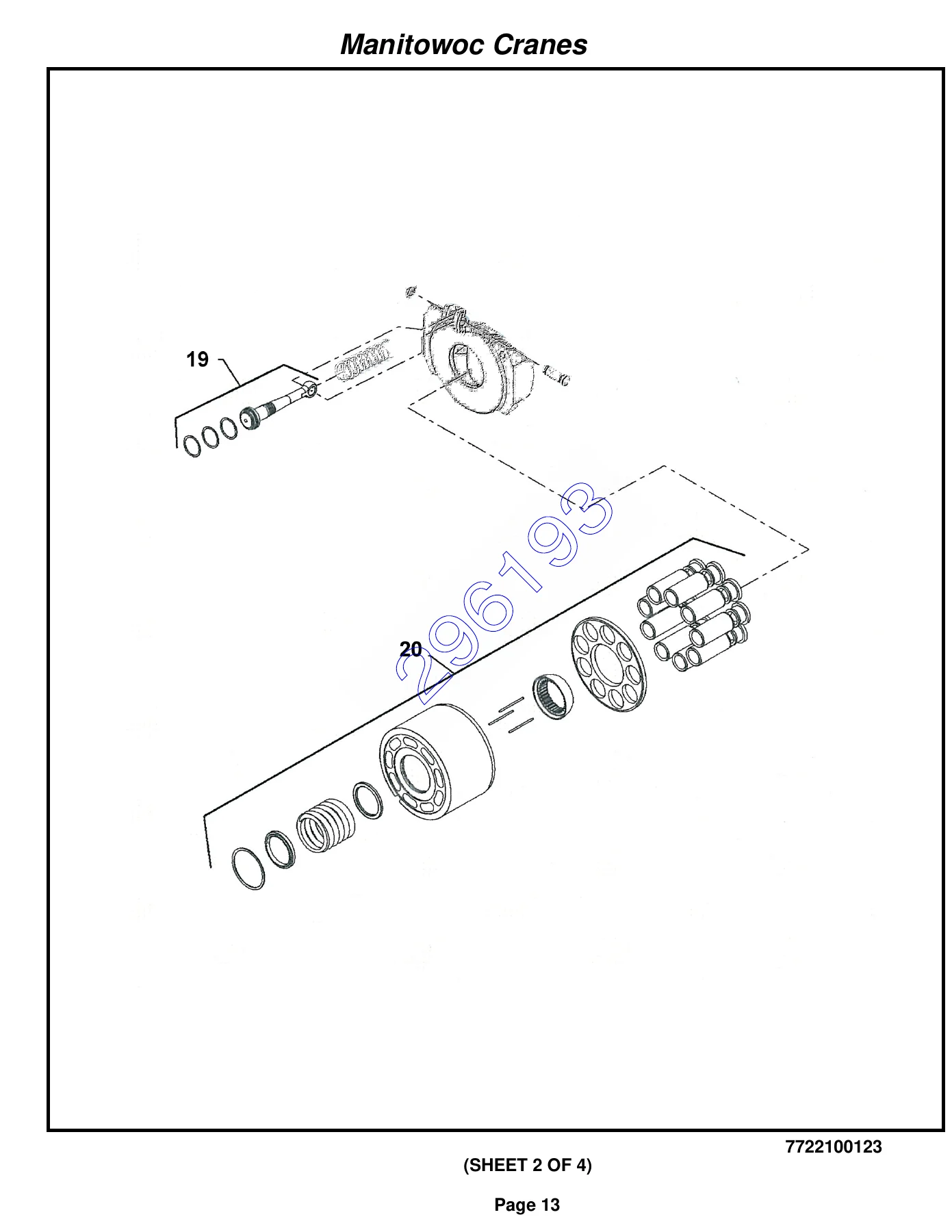 Manitowoc 9105H Crane Parts Manual PM 296193 - National Crane 900H/1300H Illustrated Parts Catalog PDF - Image 2