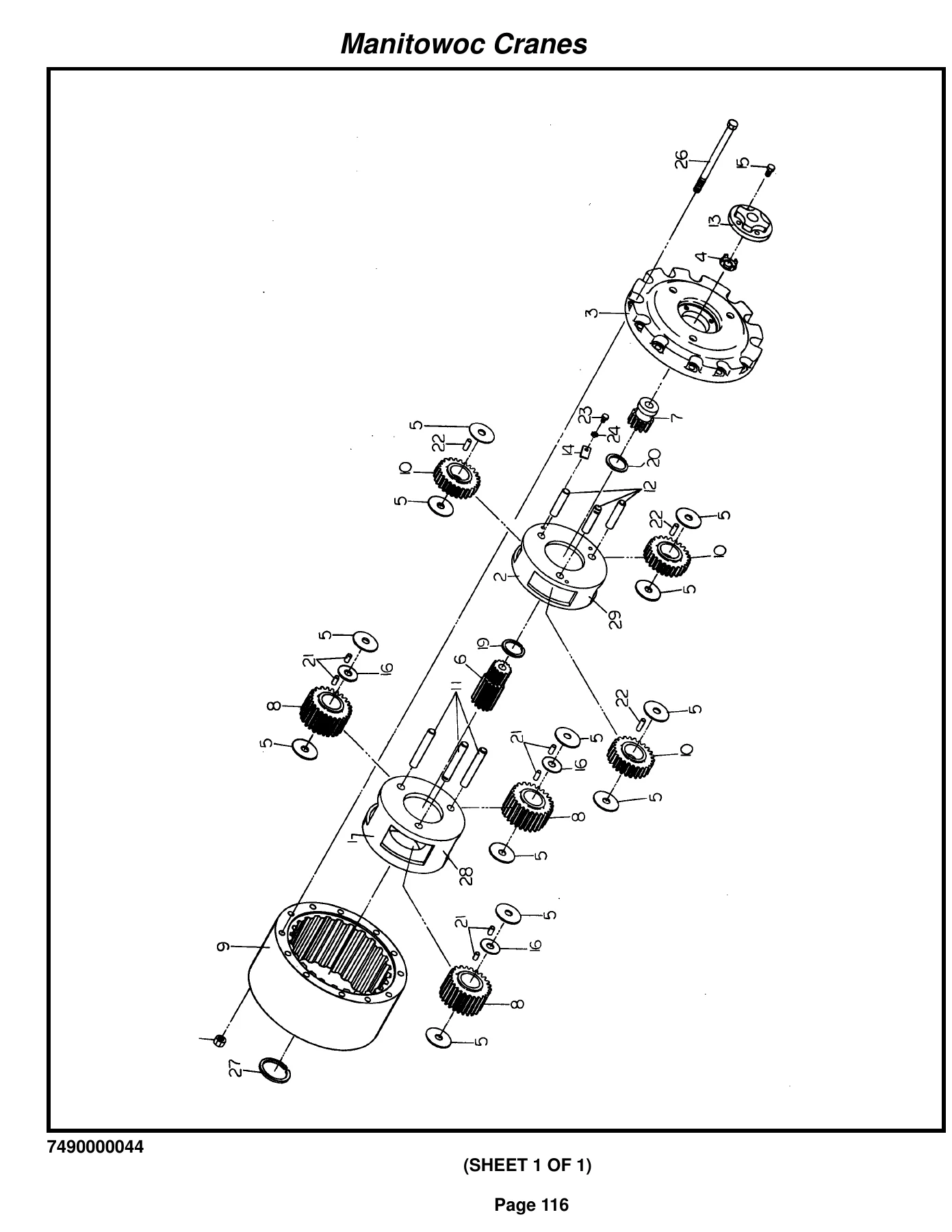 Manitowoc RT58 Crane Parts Catalog 2014 - Serial 24396 - PDF Download - Image 3