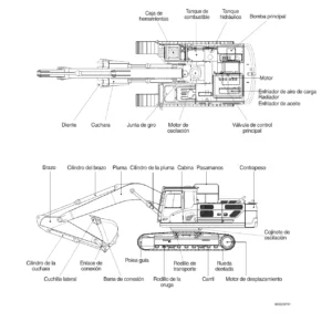 Manual de Operación y Mantenimiento Hyundai HX340S L Excavadora - PDF