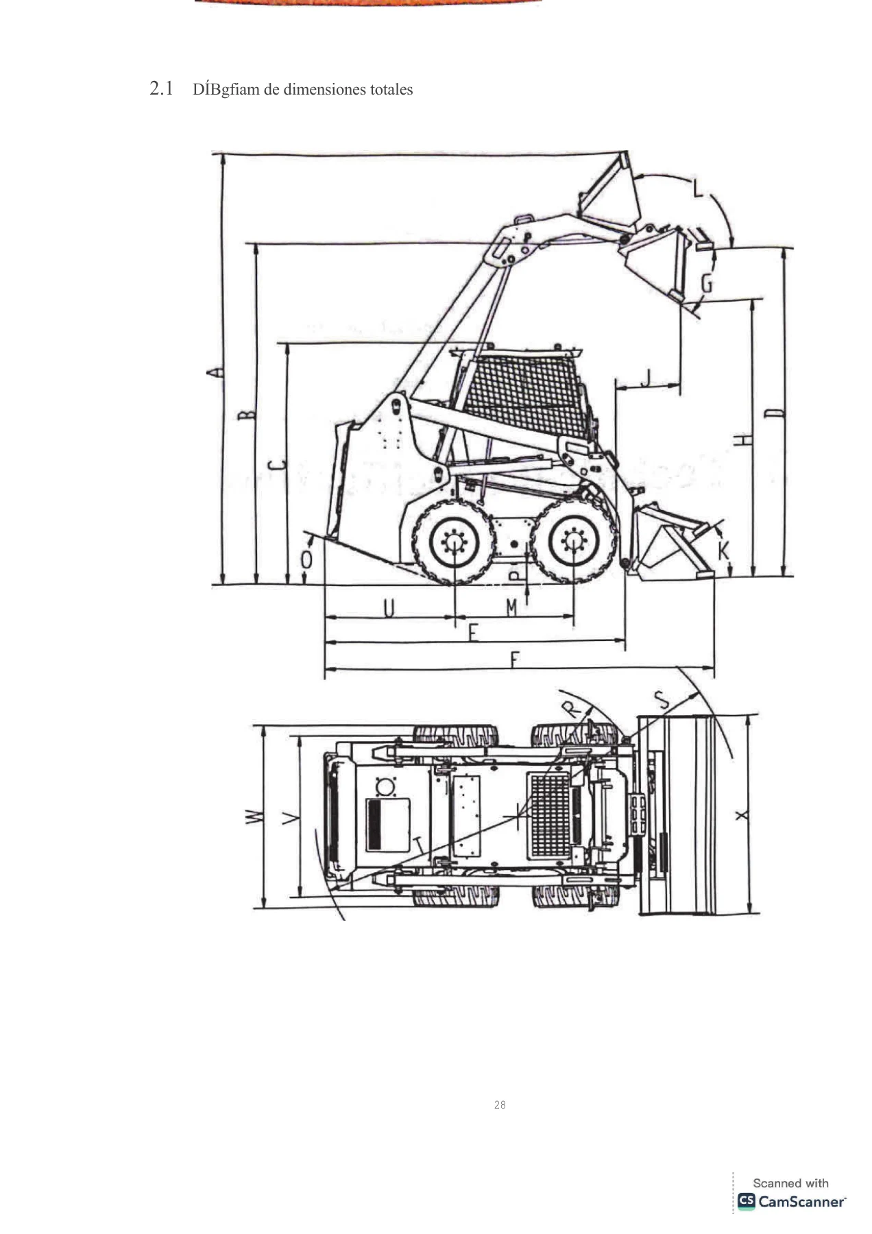 Manual de Operaciones y Mantenimiento XCMG Serie XC7 SR07 SR08 SR10 SR12 Minicargadora en Español - Image 2