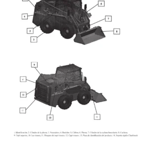 Manual de Operaciones y Mantenimiento XCMG Serie XC7 SR07 SR08 SR10 SR12 Minicargadora en Español