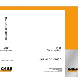 Manual de Serviço CASE 621E Pá-Carregadeira Tier 3 Z-BAR 48096026A PDF
