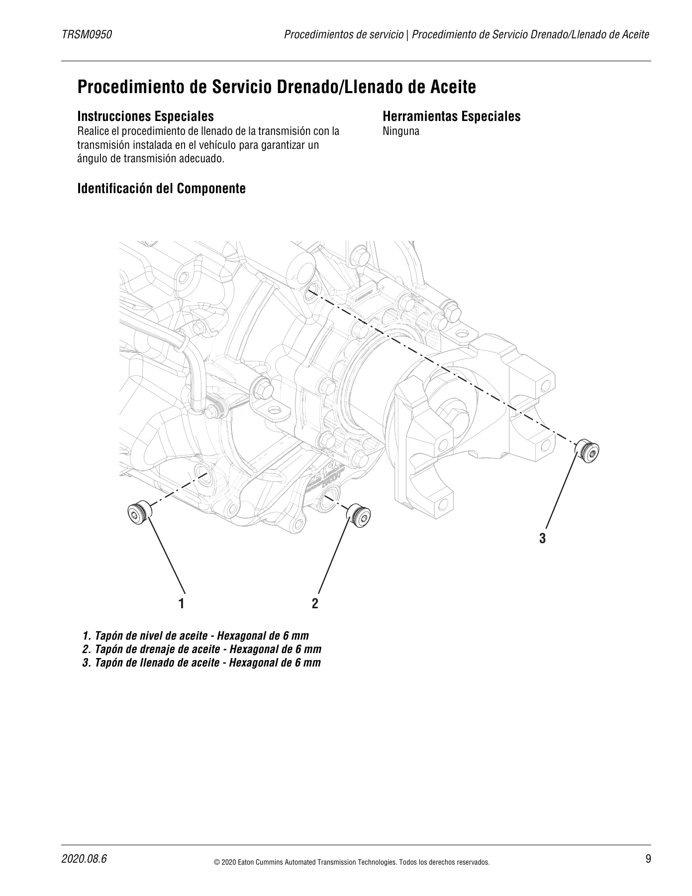 Manual de Servicio Transmisión Automatizada Eaton Cummins Endurant HD TRSM0950 - 2020 - Image 2