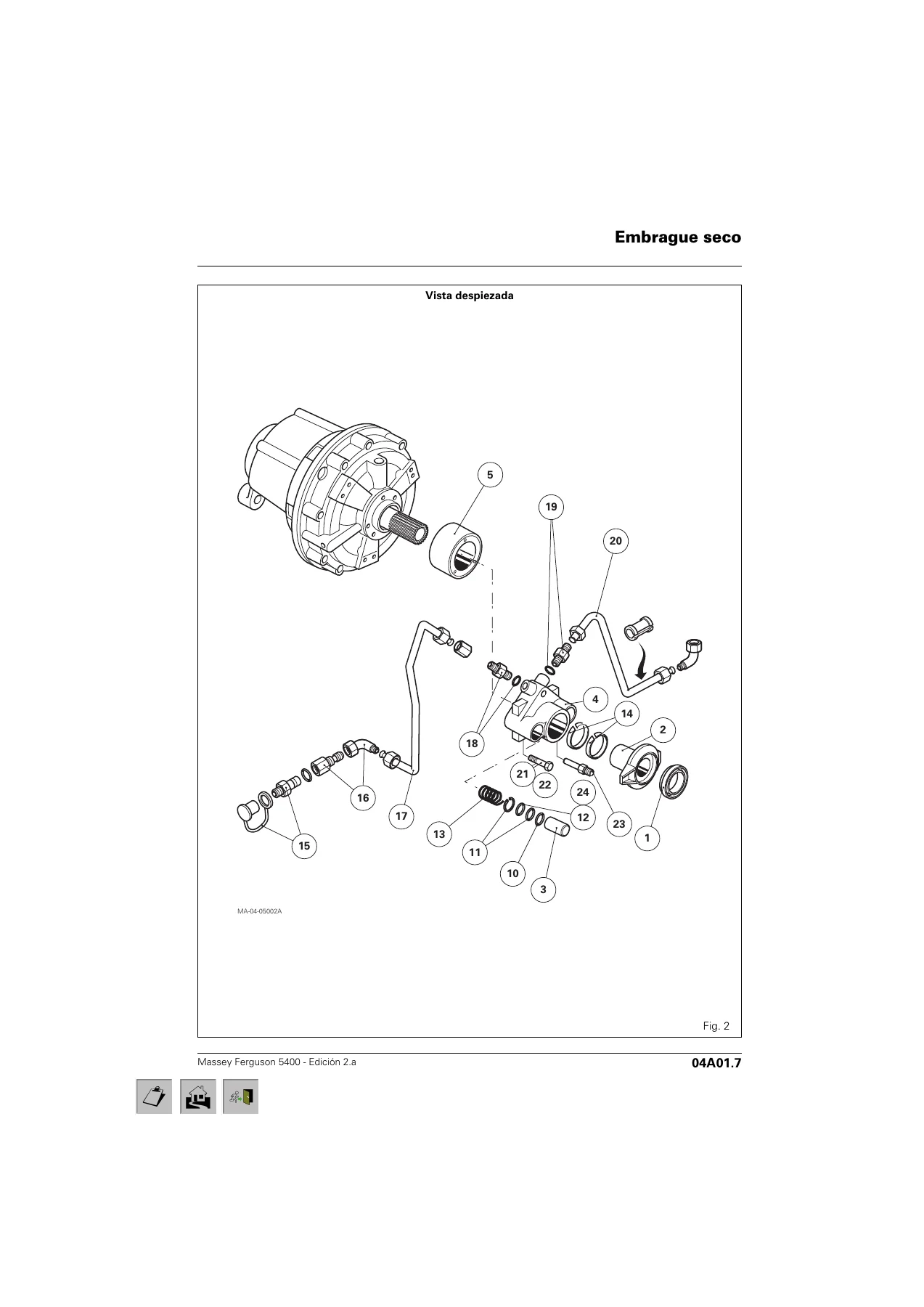Manual de Taller Massey Ferguson 5400 5425 5435 5445 5455 5460 5465 3378547M2 PDF Español - Image 2