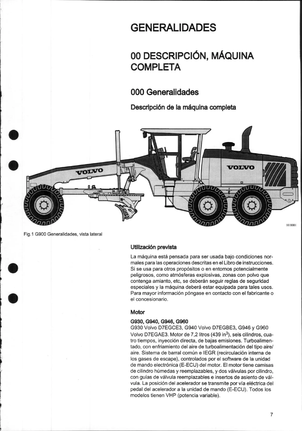 Manual de Taller Volvo G930 G940 G946 G960 G970 G976 G990 Motoniveladoras - PDF - Image 2