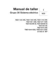 Manual de Taller Volvo Penta Grupo 30 Sistema Eléctrico - Motores TAD y TWD (47705934)