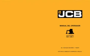 Manual del Operador JCB 85Z-1 y 86C-1 - Excavadora Compacta (Edición 8, 2018)