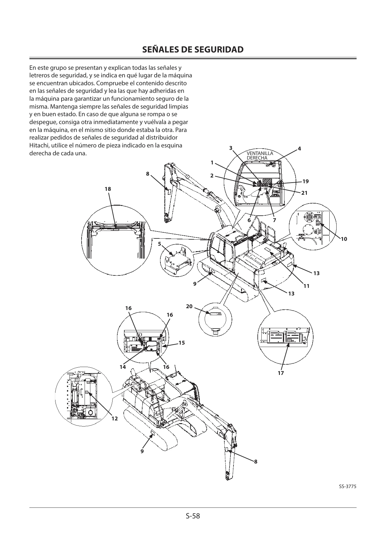 Manual del Operario Hitachi ZAXIS Clase ZX120-6 a ZX330-6 - Excavadora Hidráulica PDF - Image 3