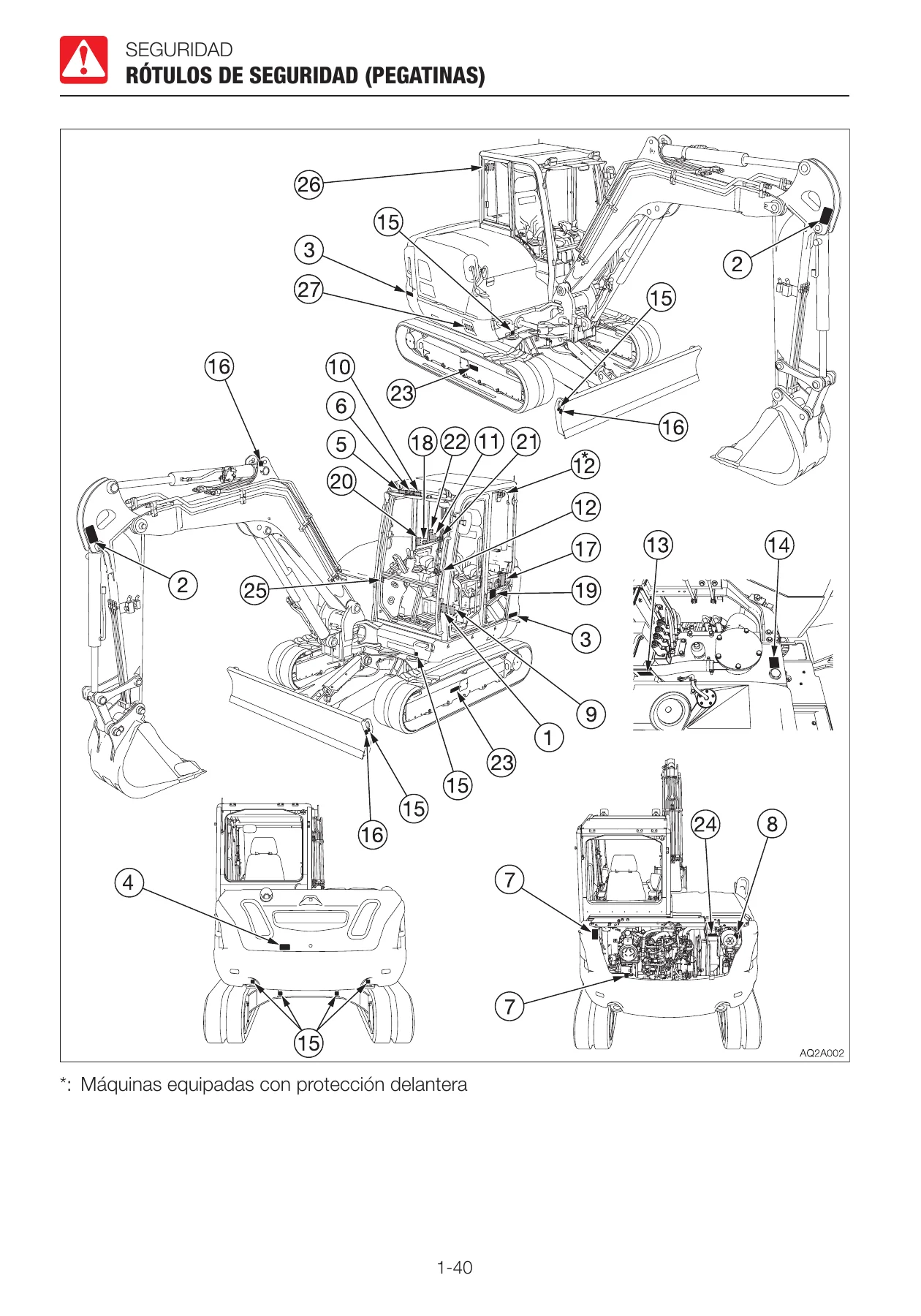 Manual del Operario Takeuchi TB370 en Español - Excavadora Hidráulica PDF - Image 2