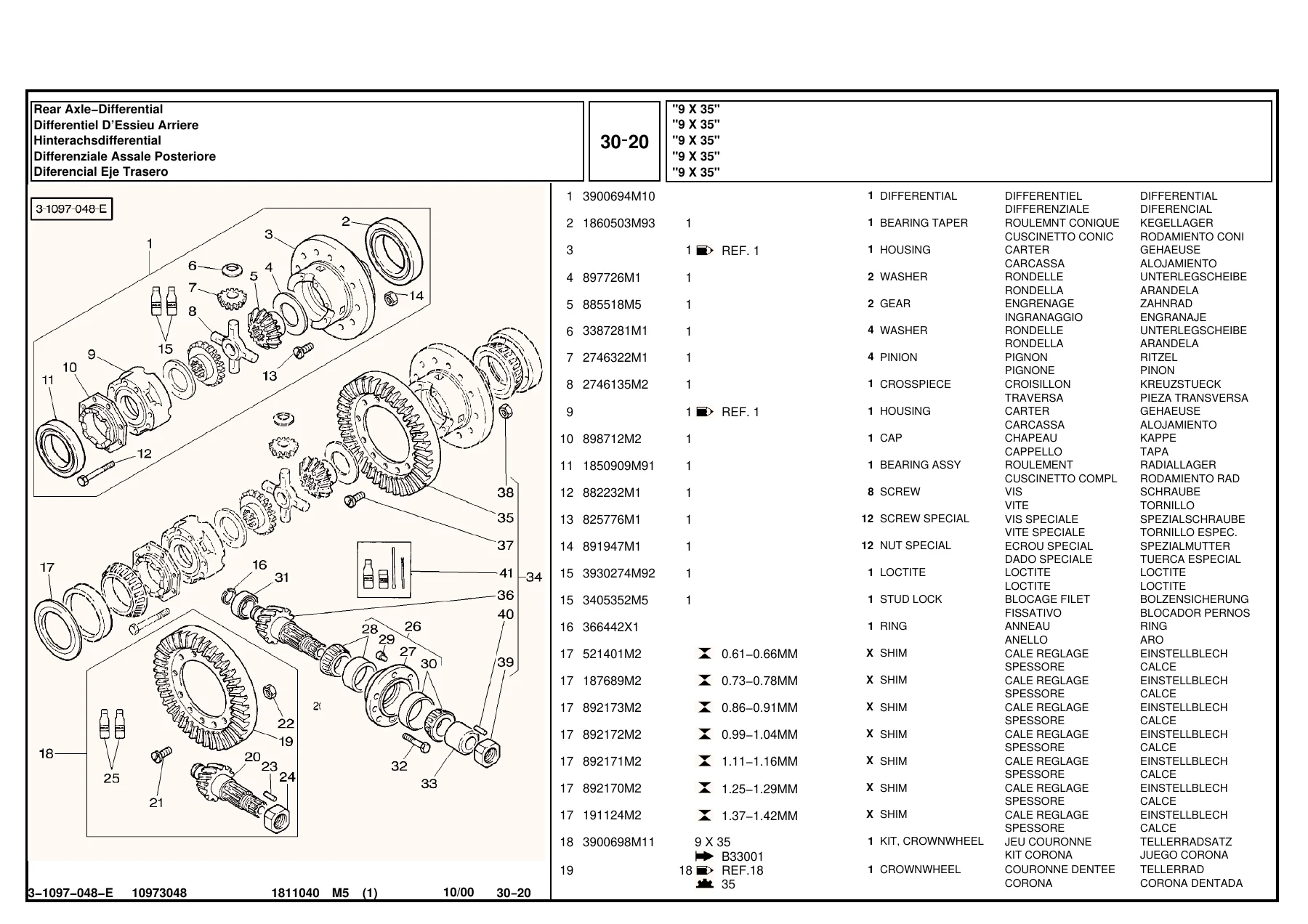 Massey Ferguson 390E Parts Catalogue - A4.248 & A4.41 Diesel Engine PDF - Image 3