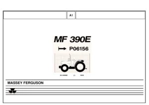 Massey Ferguson 390E Parts Catalogue - A4.248 & A4.41 Diesel Engine PDF