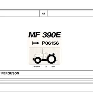 Massey Ferguson 390E Parts Catalogue - A4.248 & A4.41 Diesel Engine PDF