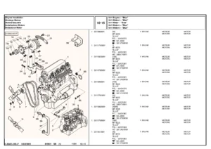 Massey Ferguson 4225 4235 4240 Tractors Parts Catalog Manual - 819901M9 November 2001