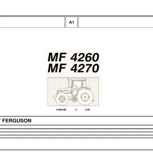 Massey Ferguson 4260 4270 Tractors Parts Catalog 819903M6 October 1999 PDF