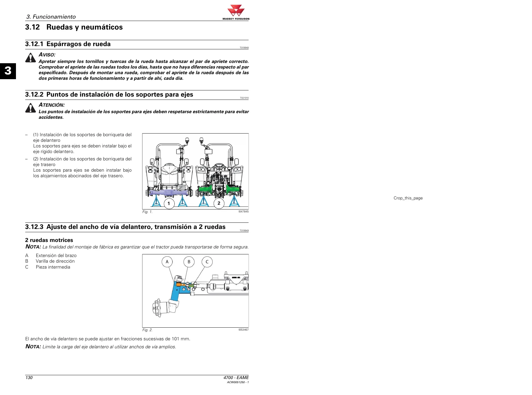 Massey Ferguson 4707 4708 4709 Serie 4700 Manual del Operador en Español - PDF - Image 3