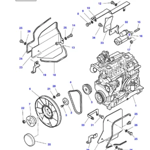 Massey Ferguson 5465 Tractor Parts Catalog 1637470 - Illustrated PDF Parts Manual