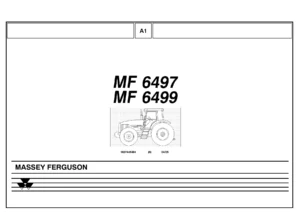 Massey Ferguson 6497 & 6499 Parts Catalog 1637445M4 (2005) - PDF