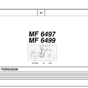 Massey Ferguson 6497 & 6499 Parts Catalog 1637445M4 (2005) - PDF