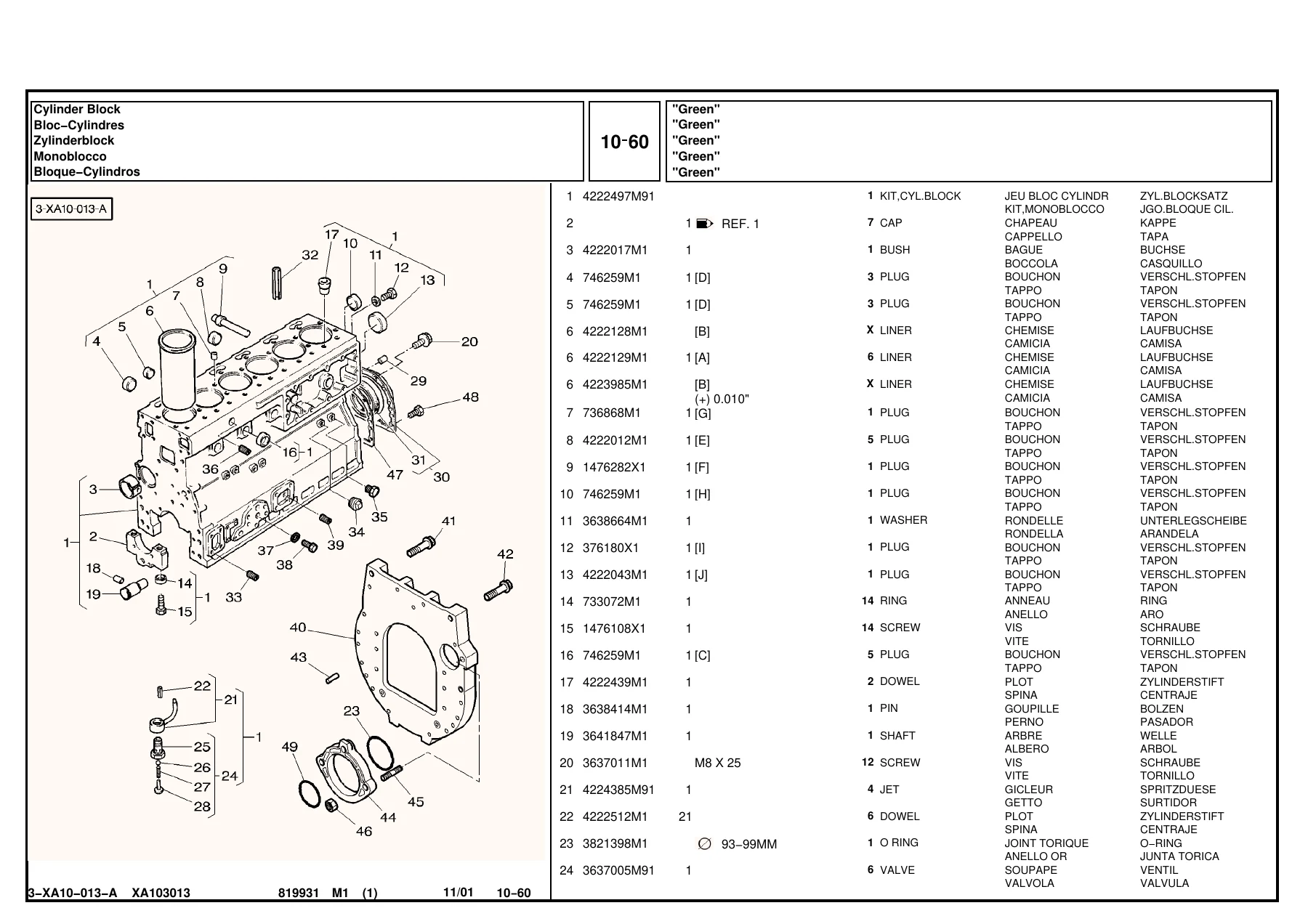Massey Ferguson MF 4360 & MF 4370 Tractors Complete Parts Catalog 819931M1 – November 2001 PDF - Image 3