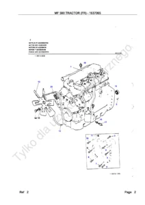 Massey Ferguson MF 590 Tractor Parts Catalog 1637065 - Full Illustrated Parts Manual PDF