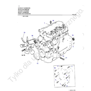Massey Ferguson MF 590 Tractor Parts Catalog 1637065 - Full Illustrated Parts Manual PDF