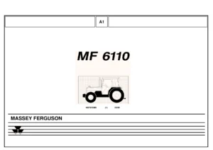 Massey Ferguson MF 6110 Tractor Parts Catalog 1637272M8 - PDF Download