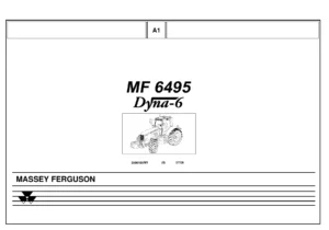Massey Ferguson MF 6495 Dyna-6 Parts Catalog 3906109M1 Illustrated PDF
