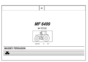 Massey Ferguson MF 6499 Tractor Parts Catalog 2007 - Illustrated PDF Manual