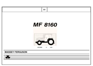Massey Ferguson MF 8160 Tractor Parts Catalog Manual PDF Download