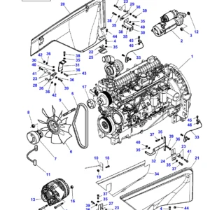 Massey Ferguson MF 8450 & MF 8460 Tractor Parts Catalog PDF - 1637447